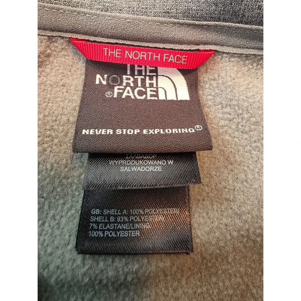 The North Face Jacket Mens Size XL Grey Yellow Gorpcore Softshell Fleece
